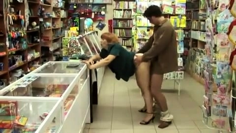 Fucked In Porn Store - Luscious Russian Cougar Enjoys A Good Fucking In The Store Video at Porn Lib