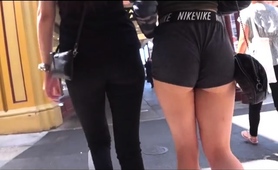Street Voyeur Follows A Sexy Slender Babe With A Perfect Ass