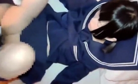 Cute Japanese Schoolgirl In Uniform Gets Pumped Full Of Dick