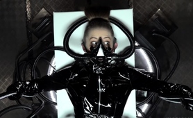 Helpless Babe In Latex Outfit Gets Anally Drilled Deep